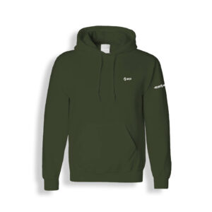 JulianTrummer_Merch_Kollektion_Hoody oliv front Eat Sleep Ride