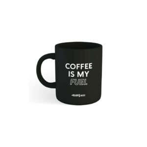 JulianTrummer_Merch_Kollektion_Cup Schwarz Coffee is my fuel
